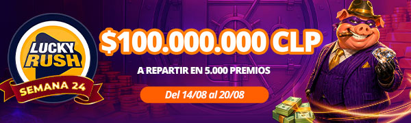 Promoción Lucky Rush por Playtech