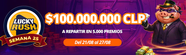 Promoción Lucky Rush por Playtech