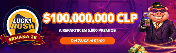 Promoción Lucky Rush por Playtech