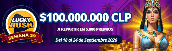 Promoción Lucky Rush por Playtech