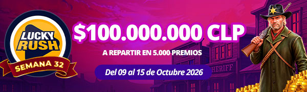 Promoción Lucky Rush por Playtech