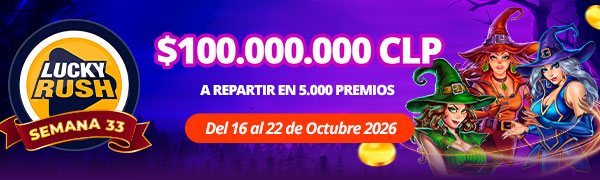 Promoción Lucky Rush por Playtech