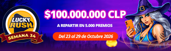 Promoción Lucky Rush por Playtech