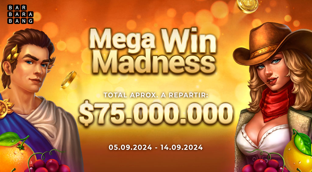 TORNEO DE RED MEGA WIN MADNESS  BARBARA BANG