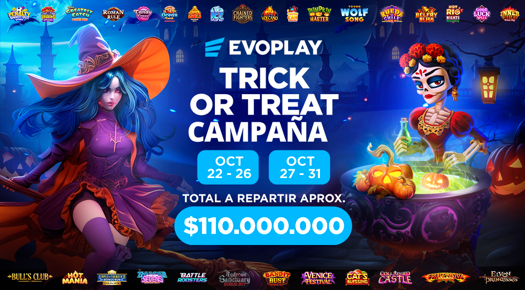 CAMPAÑA DE RED TRICK OR TREAT  EVOPLAY