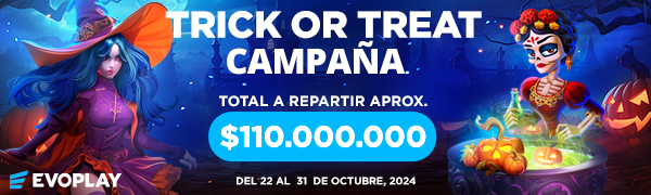 CAMPAÑA DE RED TRICK OR TREAT  EVOPLAY