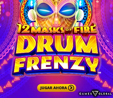 12 Masks of Fire Drum Frenzy GamesGlobal