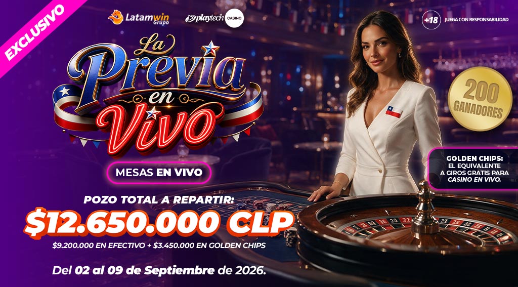 Torneo Exclusivo La Previa en Vivo por Playtech