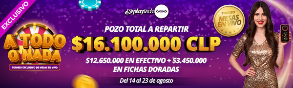 Torneo Exclusivo Todo o Nada por Playtech
