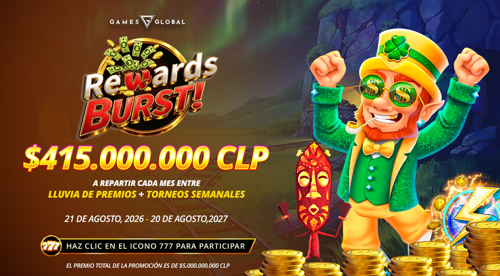 Promocion Reward Burst por Games Global