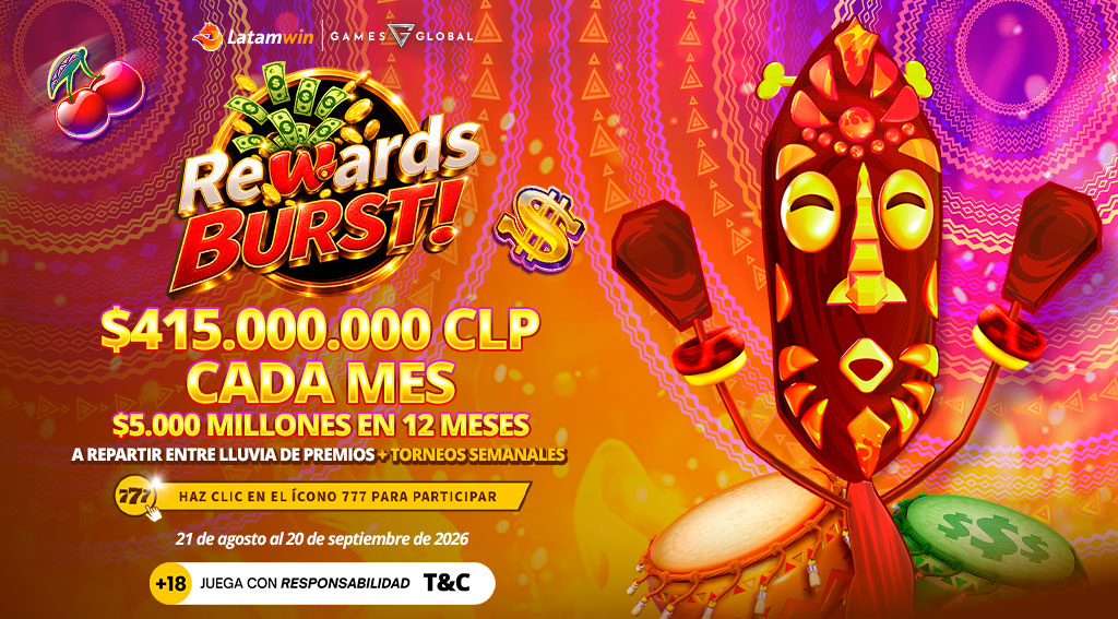 Promocion Reward Burst por Games Global
