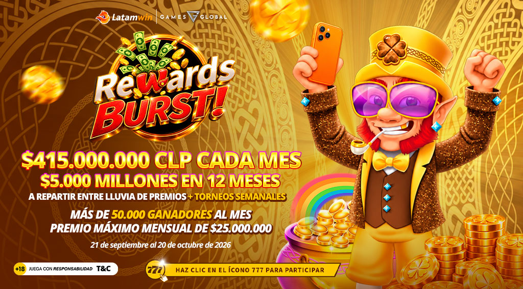 Promocion Reward Burst por Games Global