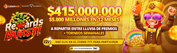 Promocion Reward Burst por Games Global