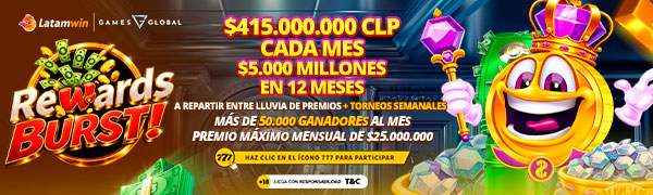 Promocion Reward Burst por Games Global