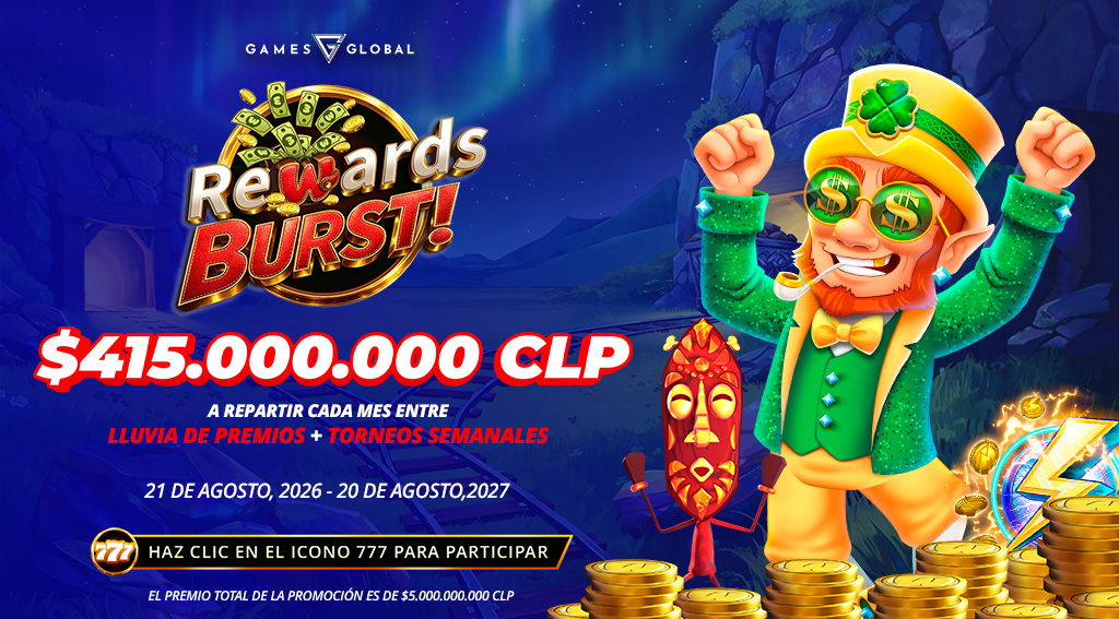 Promocion Reward Burst por Games Global