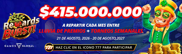 Promocion Reward Burst por Games Global