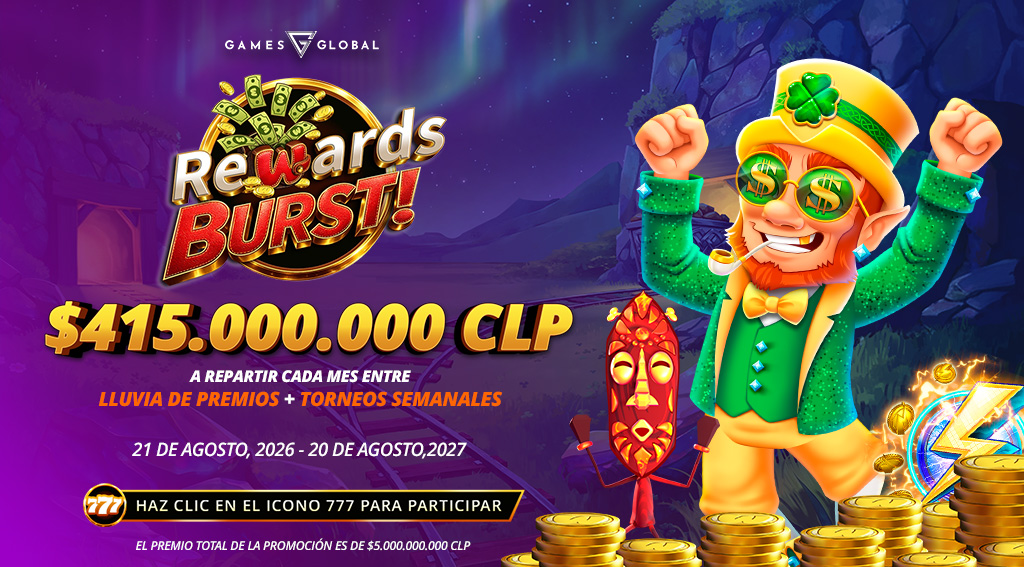 Promocion Reward Burst por Games Global