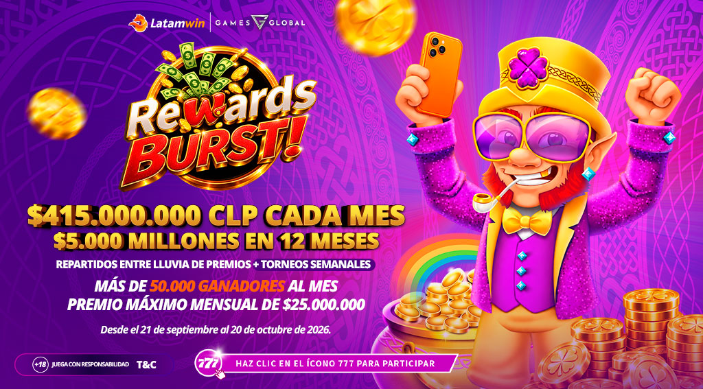 Promocion Reward Burst por Games Global