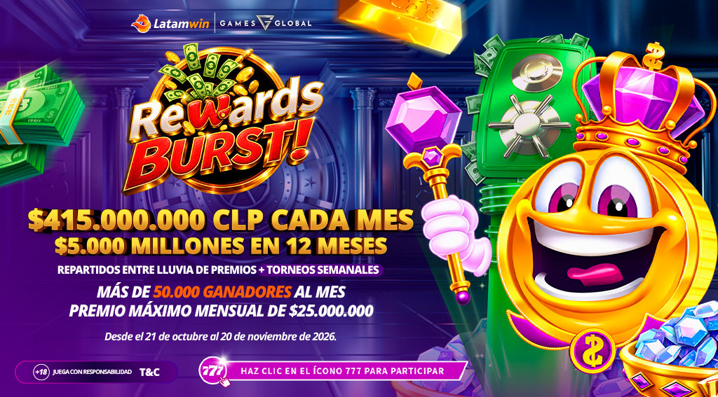 Promocion Reward Burst por Games Global