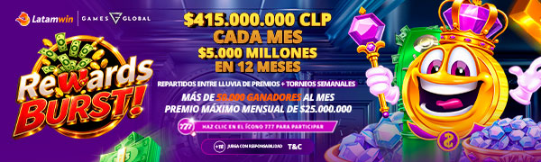 Promocion Reward Burst por Games Global