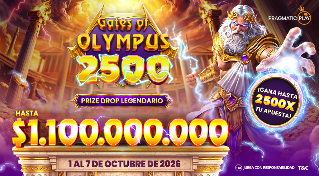 Promocion de Red Gates of Olympus 2500  Pragmatic