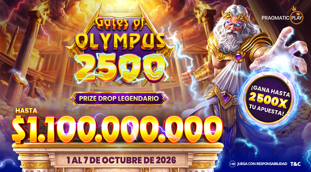 Promocion de Red Gates of Olympus 2500  Pragmatic