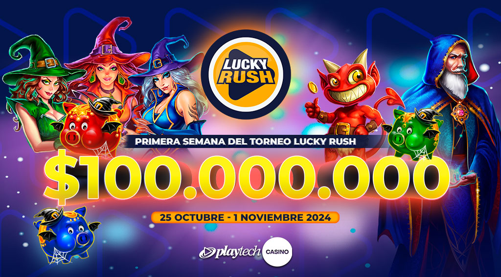 TORNEO DE RED LUCKY RUSH POR PLAYTECH