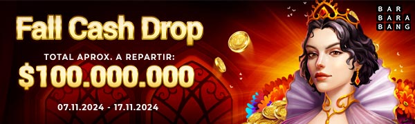 TORNEO FALL CASH DROP POR BARBARA BANG