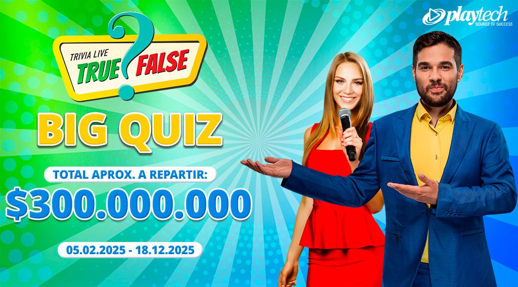 PROMOCION BIG QUIZ POR PLAYTECH