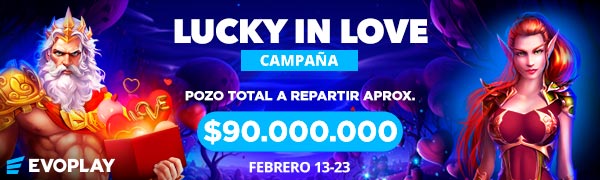 TORNEO DE RED LUCKY IN LOVE POR EVOPLAY