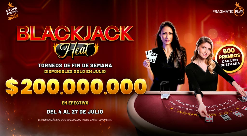 Promocion Blackjack Heat por Pragmatic