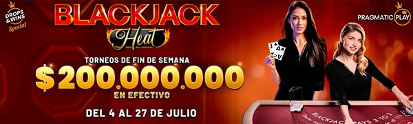 Promocion Blackjack Heat por Pragmatic