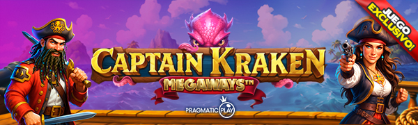 Juego Exclusivo Captain Kraken Megaways por Pragmatic