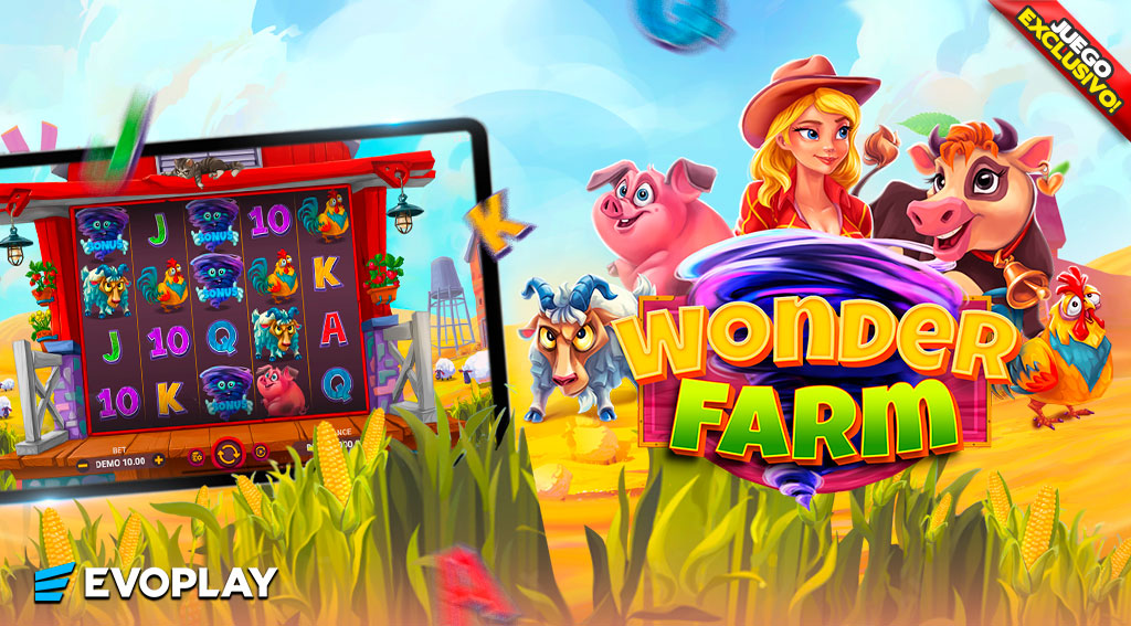 Juego exclusivo Wonder Farm  por Evoplay