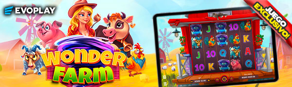 Juego exclusivo Wonder Farm  por Evoplay