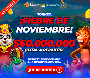 TORNEO FIEBRE DE NOVIEMBRE POR PRAGMATIC