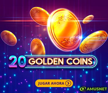 20 Golden Coins por Amusnet